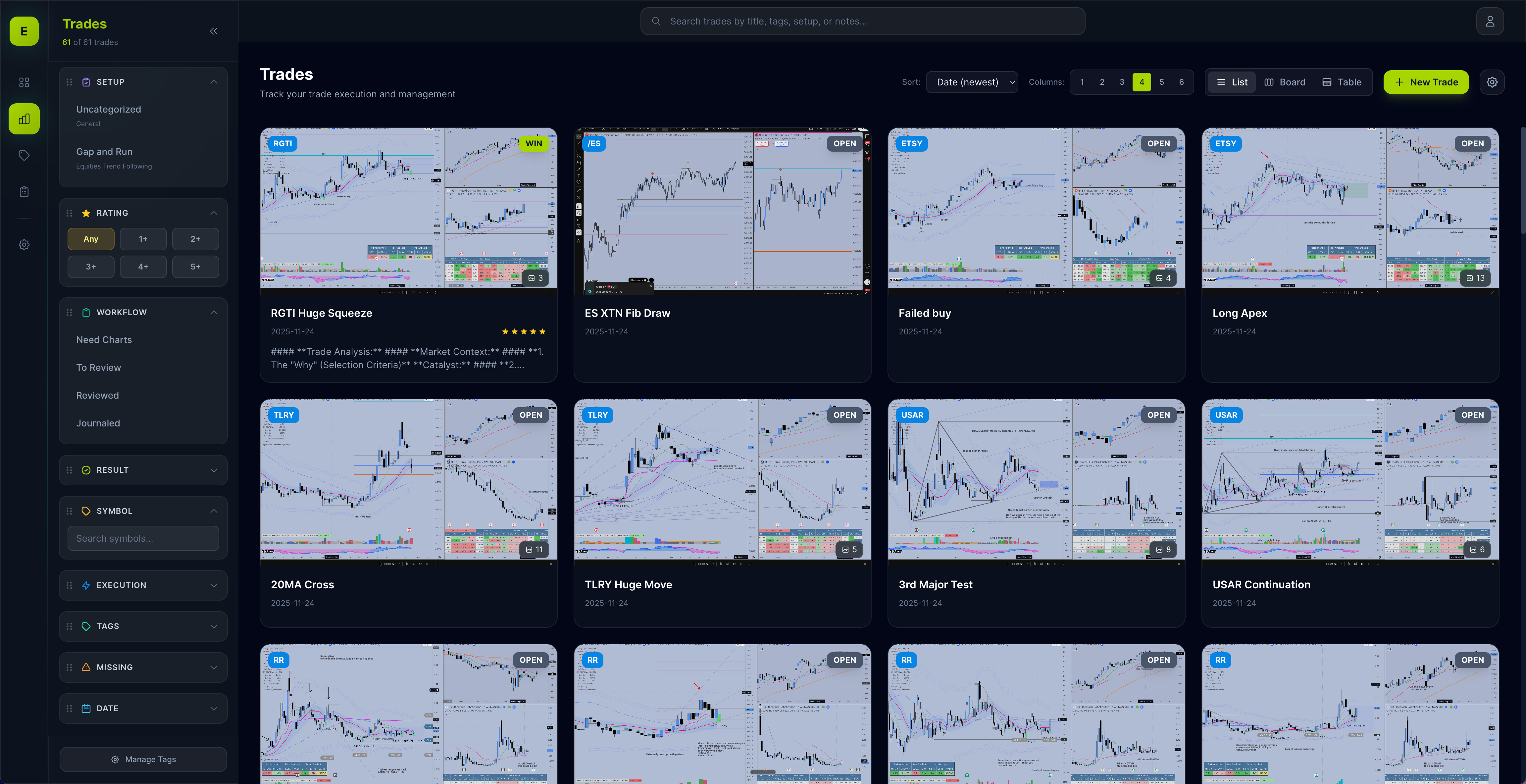 EdgeBook App Interface